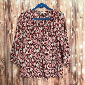 Joie Snake Mosaic Addie D Blouse Silk